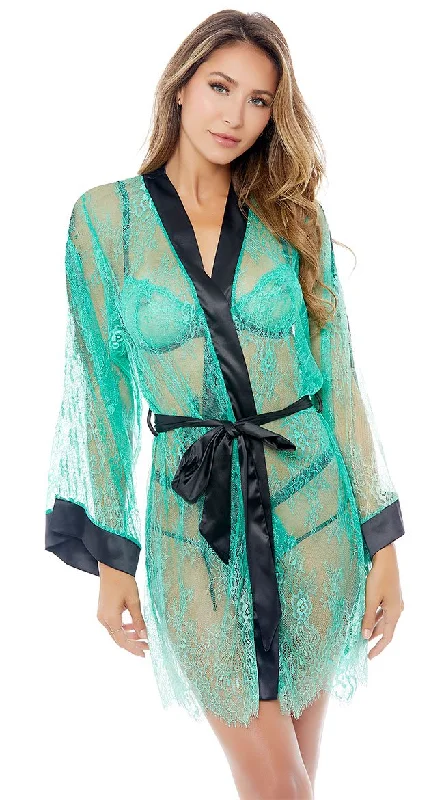 Green with Envy Lace Robe