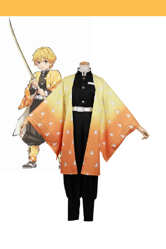 Demon Slayer Zenitsu Agatsuma Cosplay Costume