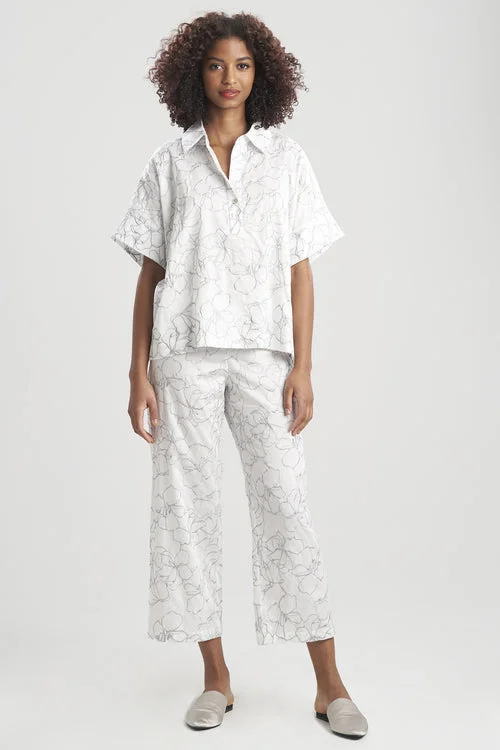 Lily-Cotton Sateen W/Embroidery PJ