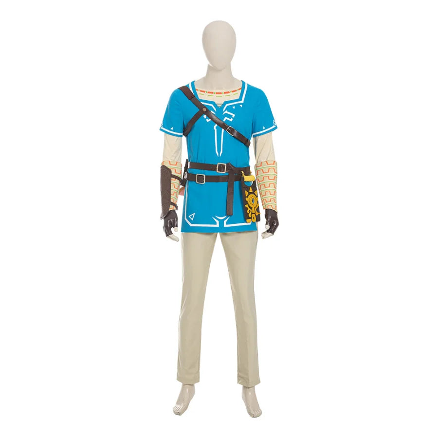 The Legend of Zelda: Breath of the Wild Link Champion's Tunic Cosplay Costumes C08021