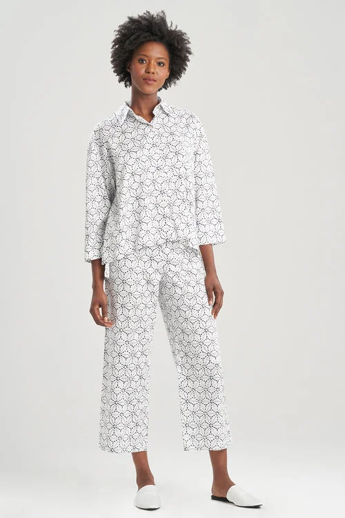 Asagao-Printed Cotton Sateen PJ