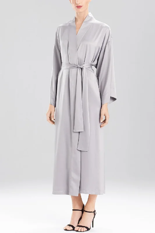 Solid Charmeuse Essentials Robe