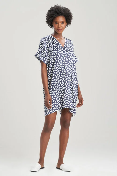 Soho Geo-Printed Challis Sleepshirt