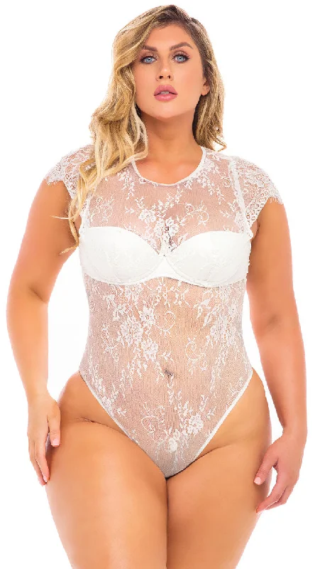 Plus Size Ysabel Molded Cup Thong Teddy