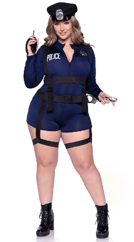 Plus Size PC Cop Costume