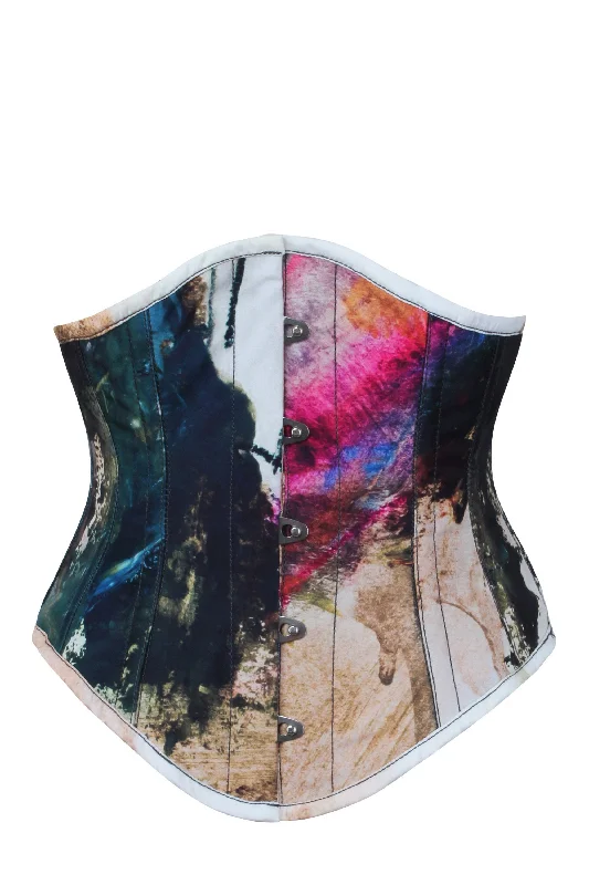 Abstract Ink Waspie Corset