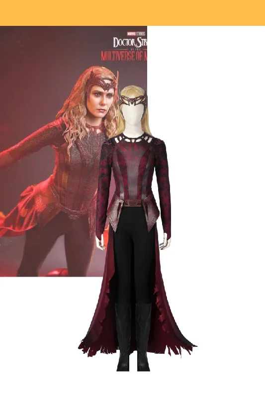 Dark Scarlet Witch Doctor Strange in the Multiverse of Madness Cosplay Costume