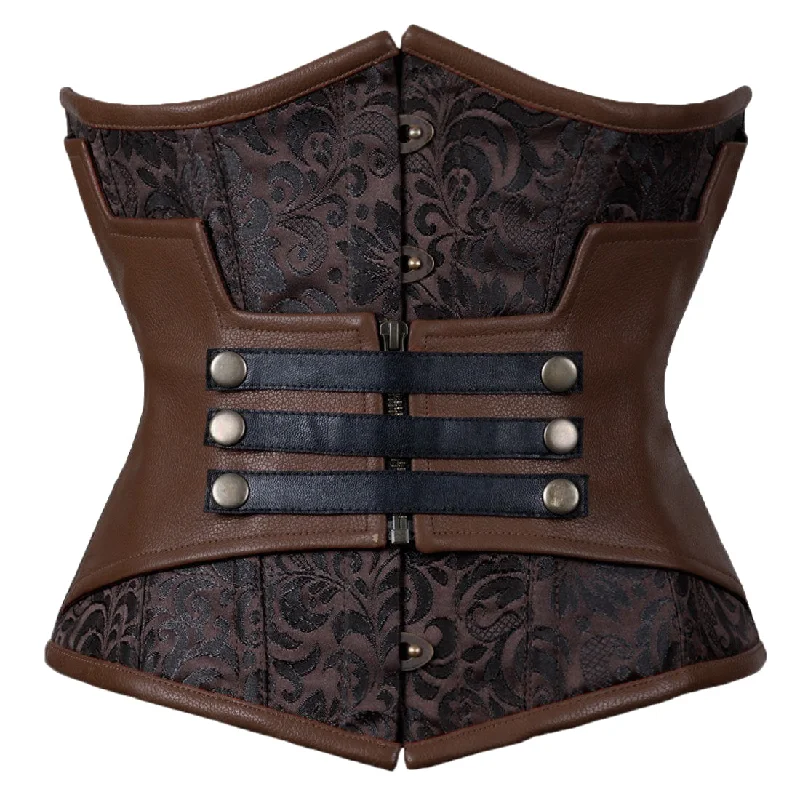 Nashwa Steampunk Authentic Steel Boned Underbust Corset