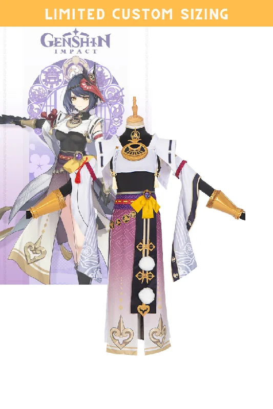 Genshin Impact Kujo Sara Limited Custom Sizing Cosplay Costume