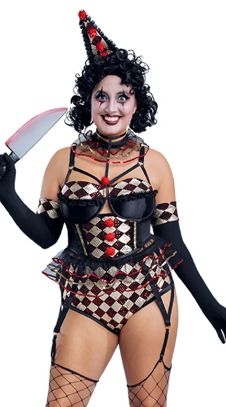 Plus Size Killer Clown Costume