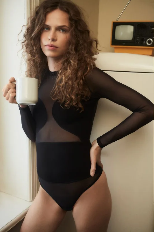 All-Nighter Bodysuit Black