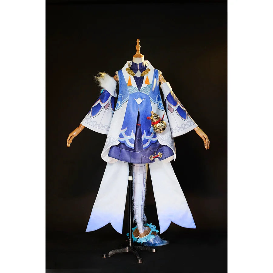 Honkai: Star Rail Bailu Cosplay Costume C07935  A