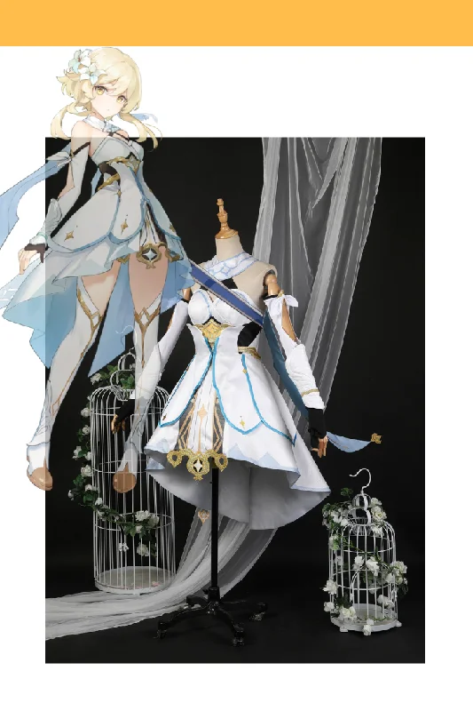 Genshin Impact Female Traveler Lumine Standard Sizing Only Cosplay Costume