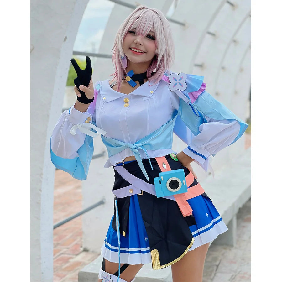 Honkai: Star Rail March 7th Cosplay Costume C07872E  B