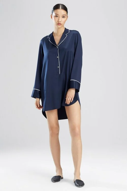 Feathers Satin Essentials Sleepshirt