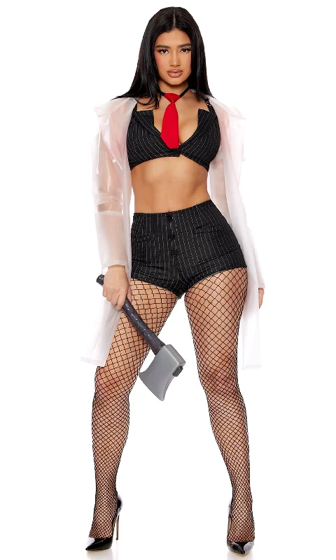 Sexy Wall Street Psycho Halloween Costume