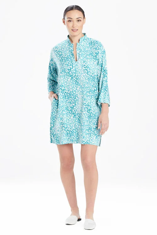 Misty Leopard Challis Sleepshirt