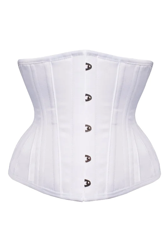 White Expert Waist Training Underbust Bridal Corset