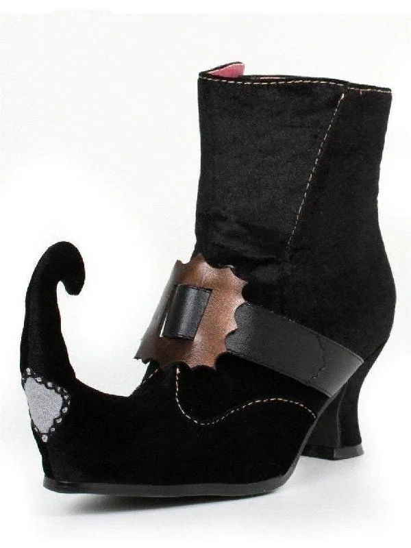 Ellie Shoes E-253-Irina 2.5" Heel Woman's Velvet Costume Boot