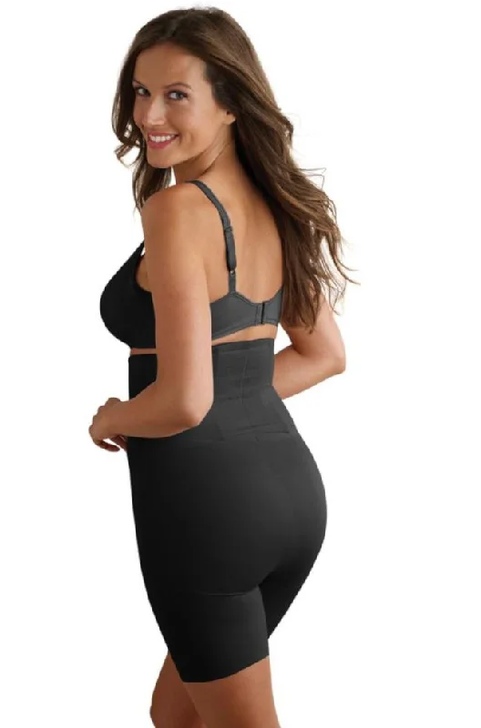 Hi Waist Thigh Slimmer (Black)