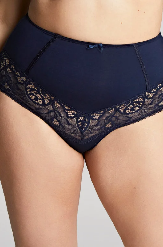 Estel High Waist Briefs (Navy)