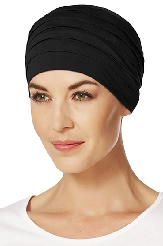 Christine Yoga Turban -  Black