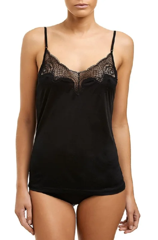 Silk Jersey Camisole (Black or Ivory)