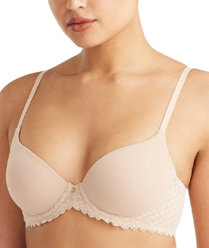 Nancy Ganz Revive Kiera Lace Contour Bra - Warm Taupe