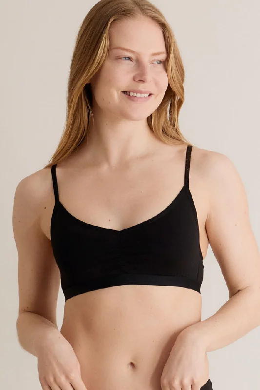 ANASTASIA Bra - GOTS Organic Cotton Black