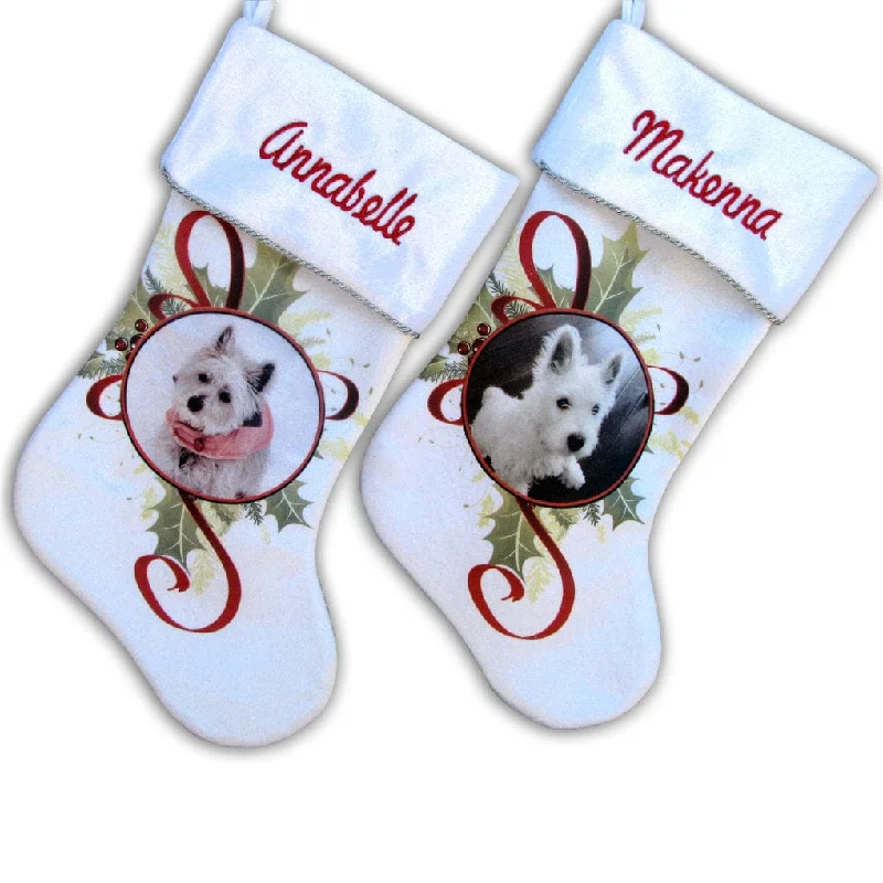 Pet Christmas Stocking - Cat Dog Bird Horse - Personalized