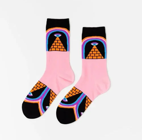 Pyramid Crew Socks