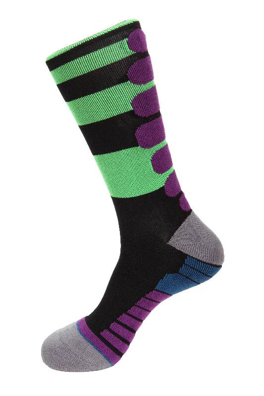 Peak Stripe Athletic  Socks