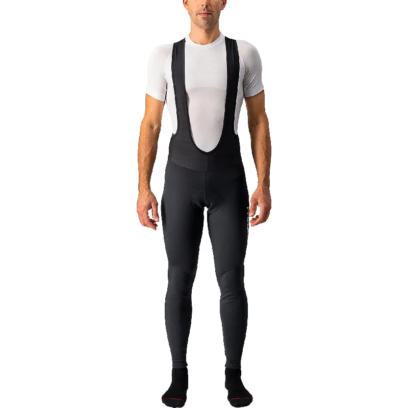 Castelli Entrata Wind Mens Cycling Bib Tights - Black