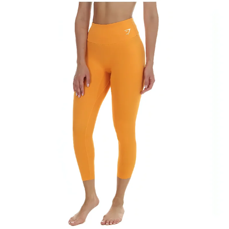 Gymshark 7/8 Womens Training Tights - Orange