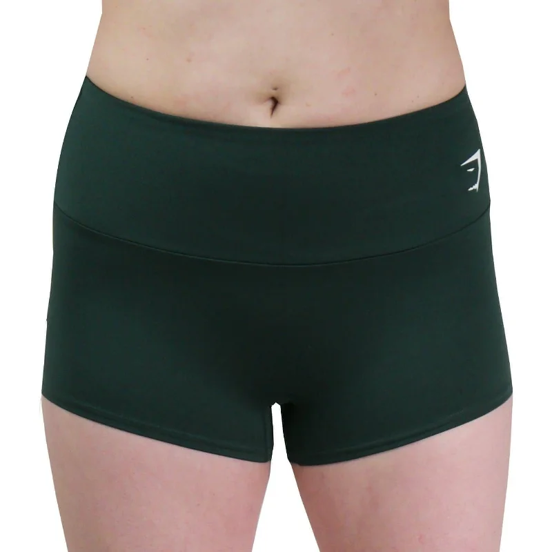 Gymshark Quad Womens Short Training Tights - Green