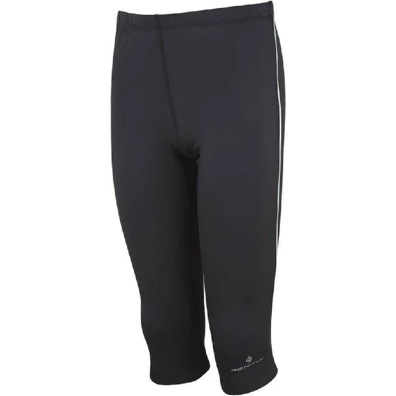 Ronhill Pursuit Junior 3/4 Capri Running Tights - Black